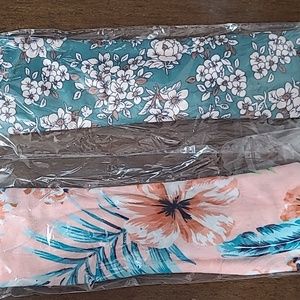 Set of 2 Fabric Hair/ Head band, Polyester, NEW